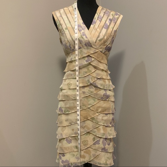 Jessica Midi Multilayer Chiffon Dress - Picture 8 of 12